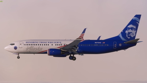 Alaska Airlines 'Honor Those Who Serve' N570AS - PMDG 737-800 thumbnail 1
