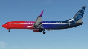 Alaska Airlines "More to Love" w/Cabin PMDG 737-990ER thumbnail 13