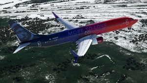 Alaska Airlines "More to Love" w/Cabin PMDG 737-990ER thumbnail 14