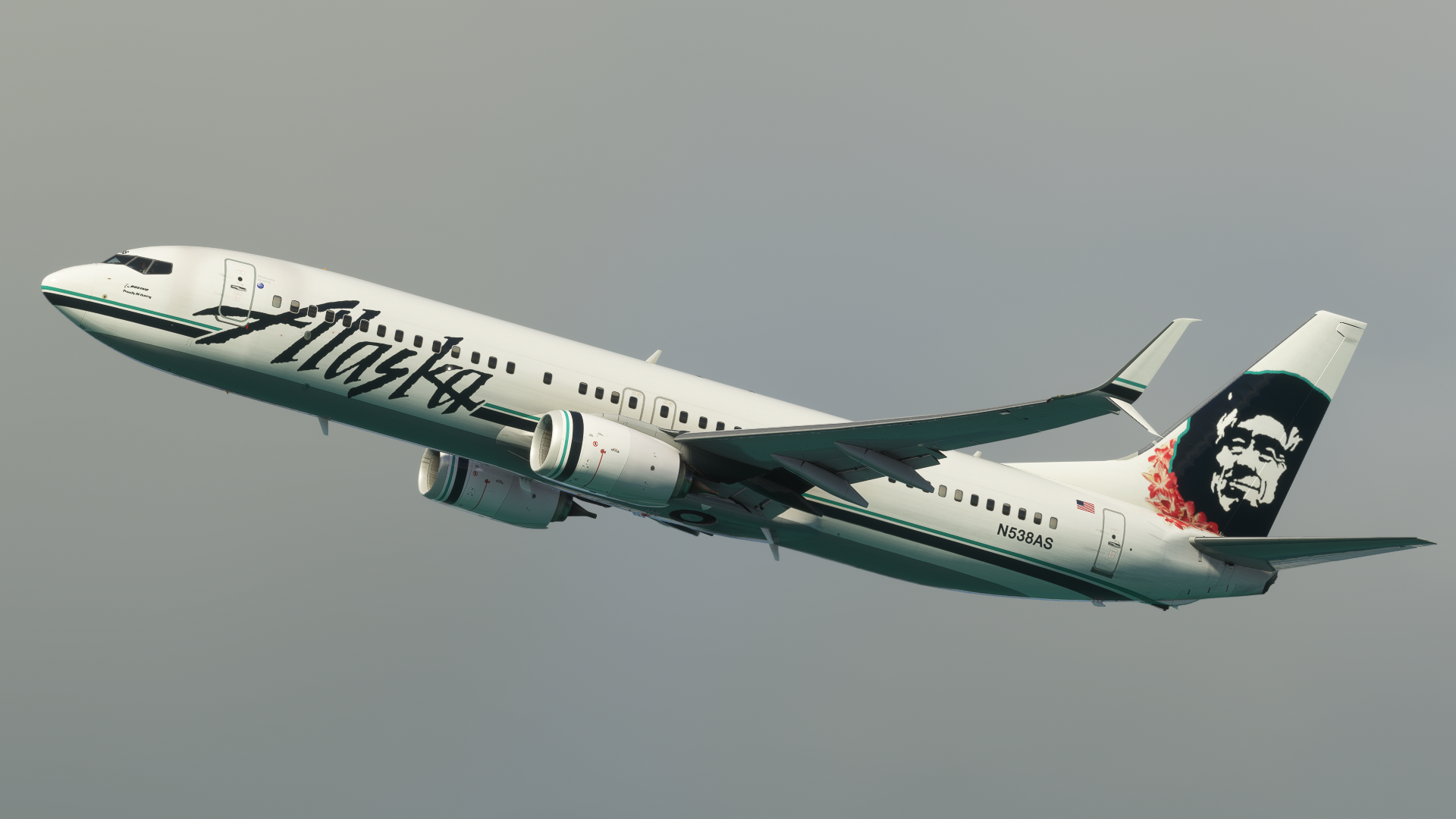 Alaska Airlines (Old) [3-Pack] w/Cabin for PMDG 737-800 - Image 1