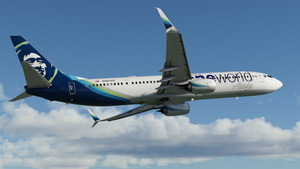 Alaska Airlines "Oneworld" [Pack] w/Cabin PMDG 737-990ER thumbnail 8