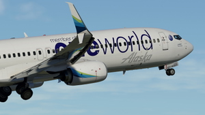 Alaska Airlines "Oneworld" [Pack] w/Cabin PMDG 737-990ER thumbnail 10