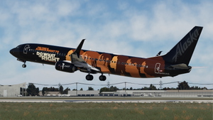 Alaska Airlines "Our Commitment" (UNCF) w/Cabin PMDG 737-990ER thumbnail 9