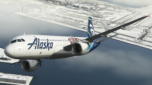 Alaska Airlines Pack [w/ Interior] Fenixsim A320 [8K+4K] thumbnail 9