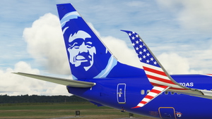 Alaska Airlines PMDG 737-800 MSFS 'Honoring Those Who Serve' (N570AS) thumbnail 1