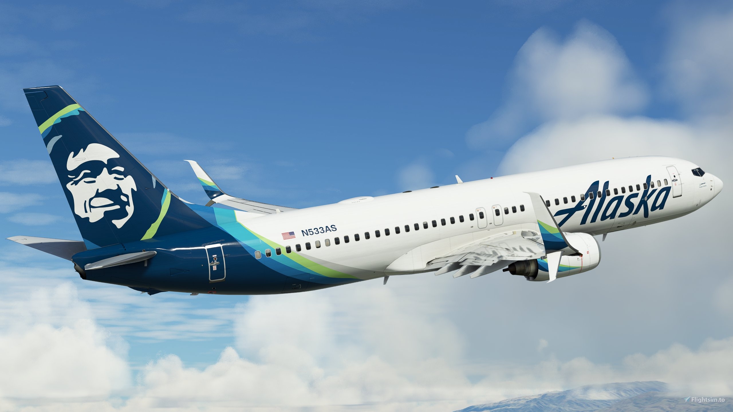 Alaska Airlines PMDG 737-800 MSFS Pack for Microsoft Flight 
