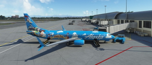 Alaska Airlines PMDG Boeing 737-800 "Friendship and Beyond at Disneyland® Resort" thumbnail 4