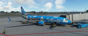 Alaska Airlines PMDG Boeing 737-800 "Friendship and Beyond at Disneyland® Resort" thumbnail 1