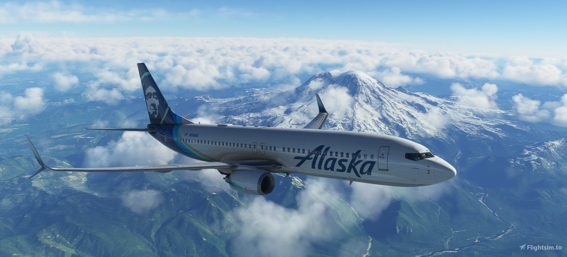 Alaska Airlines PMDG Boeing 737-800 New Eskimo for Microsoft 