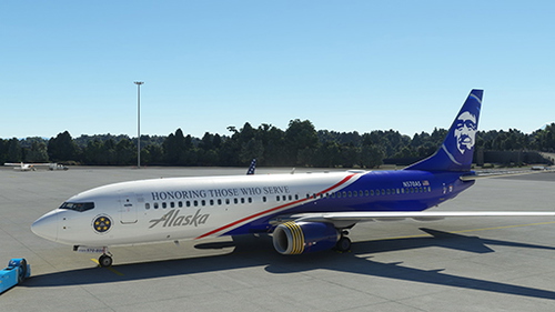 Alaska Airlines Those Who Serve Livery 