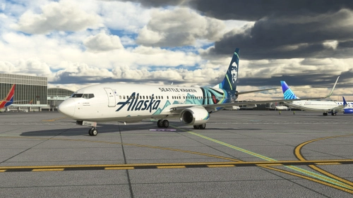 Alaska "Seattle Kraken" - PMDG 737-800