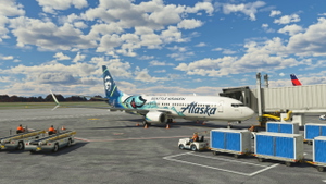 Alaska "Seattle Kraken" - PMDG 737-800 thumbnail 2