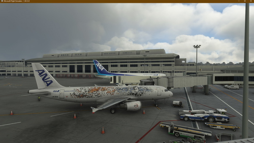All Nippon Airways Demon Slayer special livery for Fenix a320