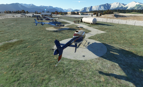 Alpine Helicopters at Bow Valley, Stoney Nakoda Casino CNK7 , Alberta Canada