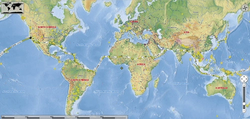 Amelia Earhart Trip Around the World