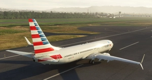 American Airlines "2013 livery" PMDG B737-900ER Scimitar winglets thumbnail 7