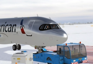 American Airlines A32NX (Brushed Chrome) 8K thumbnail 4