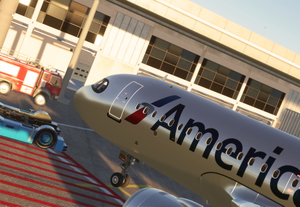 American Airlines A32NX (Brushed Chrome) 8K thumbnail 2