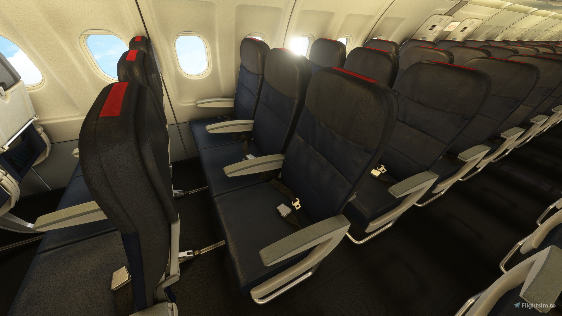 American Airlines Pack [w/ Interior] Fenixsim A320 [8K+4K