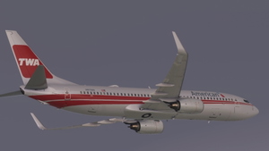 American Airlines 'TWA Heritage' N915NN - PMDG 737-800 thumbnail 2