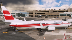 American Airlines 'TWA Heritage' N915NN - PMDG 737-800 thumbnail 5