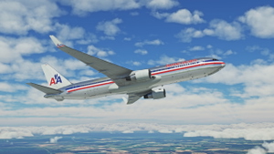 American (Bare Metal) (Winglets) - CS 767-300 thumbnail 2