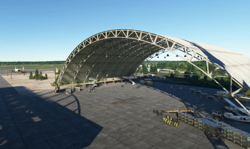 AN-225 exclude (remove) from UKKM Hostomel (Kyiv/Antonov-2) GazSim scenery