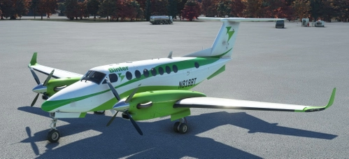 Analog and Asobo default King Air 350i Binter