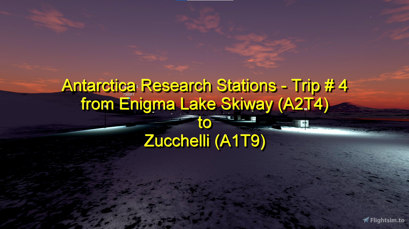 Antarctica Research Stations » Microsoft Flight Simulator