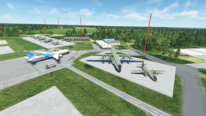 Antonov Airport (UKKM, GML) with 16 Antonov Aircrafts and Oleg Antonov Museum thumbnail 2