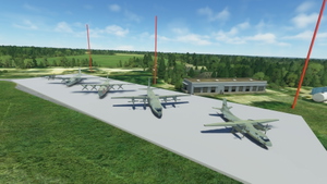 Antonov Airport (UKKM, GML) with 16 Antonov Aircrafts and Oleg Antonov Museum thumbnail 3