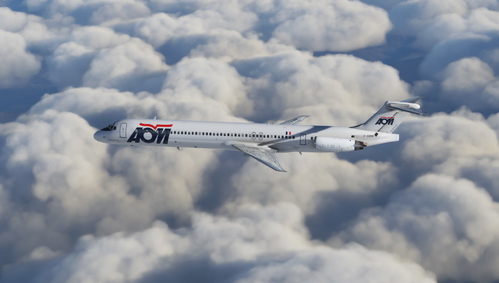 AOM French Airlines (F-GRMI) Fly Maddog X MD82 - 8K
