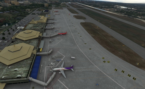 Apron and Taxiway Enhancement for VTCC Chiang Mai Intl Airport Thailand Enhancement by Valentynns