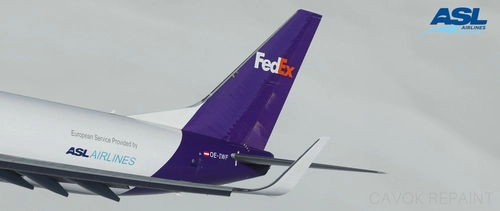 ASL Airlines Belgium (OE-IWF) Dirty - PMDG 737-800BCF