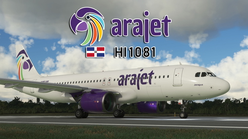 Asobo Airbus A320neo Arajet "HI1081" (Fictional)