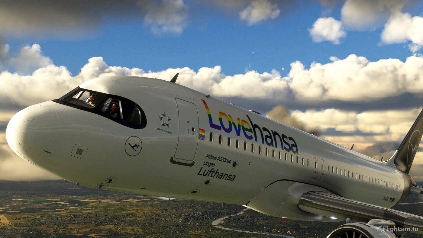 Asobo Airbus A320Neo Lufthansa 
