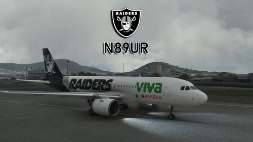Asobo Airbus A320neo RAIDERS "N89UR"