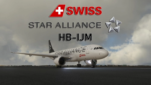 Asobo Airbus A320neo SWISS Star Alliance "HB-IJM"