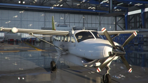 Asobo and Black Square Cessna Caravan 208 B "OE-LKB" Südtirol