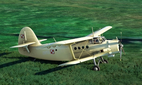 Antonov AN-2 Polish Army 0856 (MilSand/shiny finish)