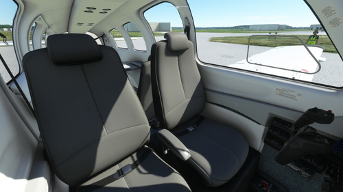 Asobo Beechcraft G36 Bonanza - Grey Interior