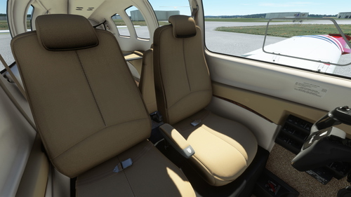 Asobo Beechcraft G36 Bonanza - Matte Seats