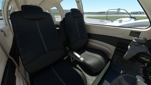 Asobo Beechcraft G58 Baron - Matte Seats