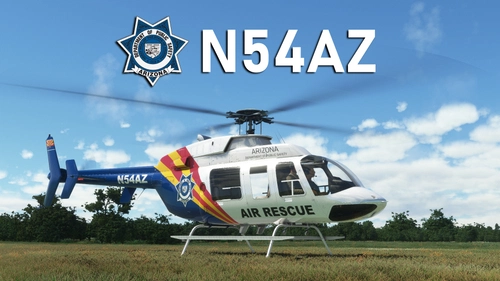 Asobo Bell 407 "N54AZ" Arizona Department of Public Safety