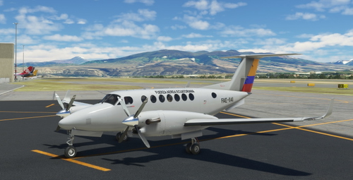 [Asobo & Black Square] Fuerza Aerea Ecuatoriana Beechcraft King Air 350i