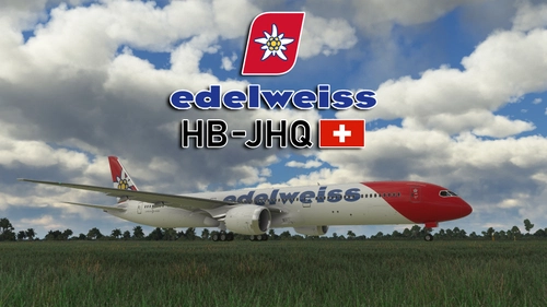 Asobo Boeing 787-10 Edelweiss "HB-JHQ"
