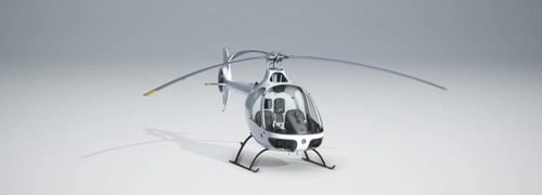 Asobo Guimbal Cabri G2 - white Livery