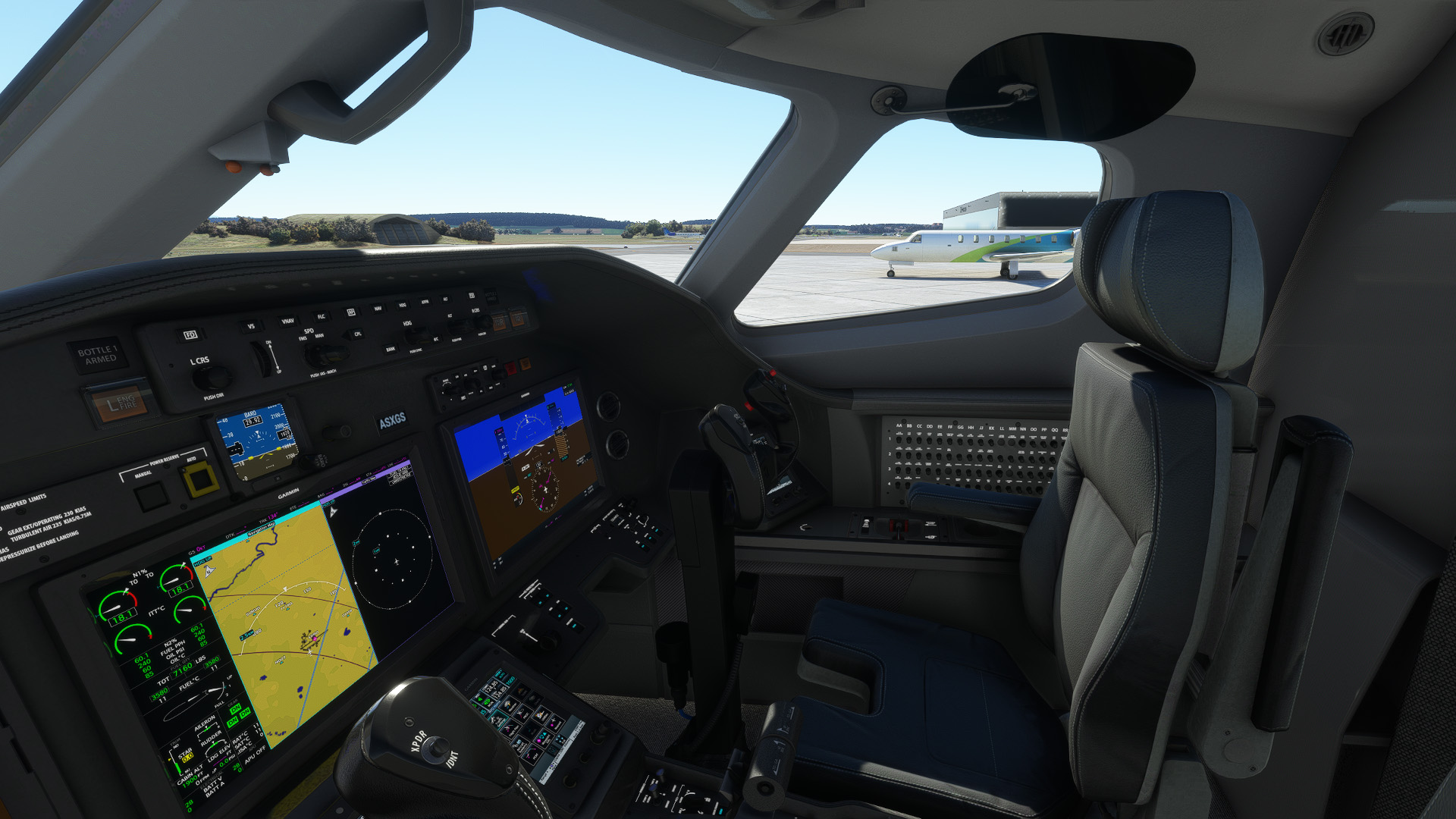 Asobo Cessna Citation Longitude - Lighter Cockpit - Image 1