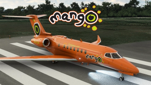 Asobo Cessna Citation Longitude Mango Airlines "ZS-TJA" (Fictional)