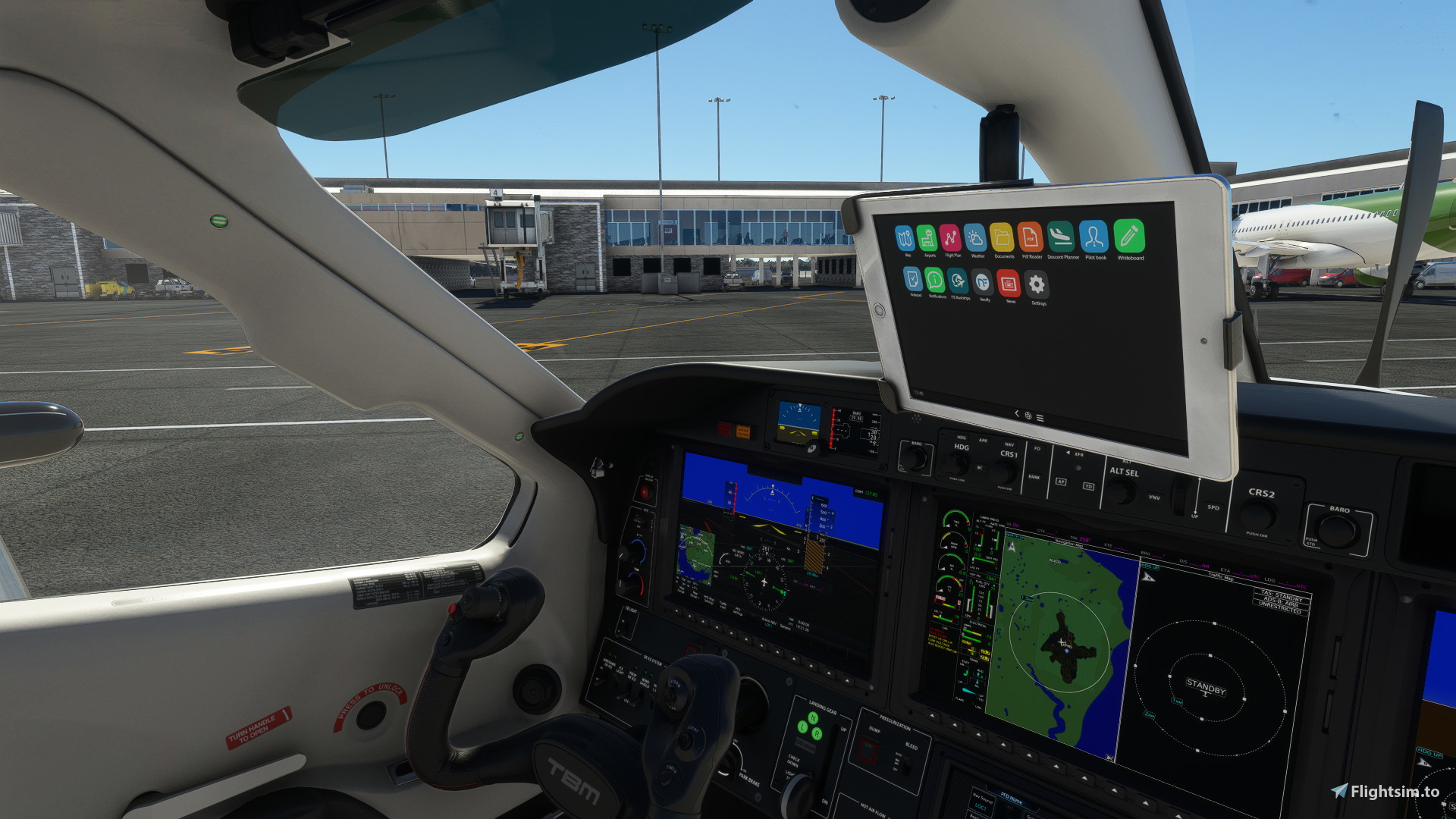 Asobo Daher TBM930 Sky4Sim Tablet - Image 1